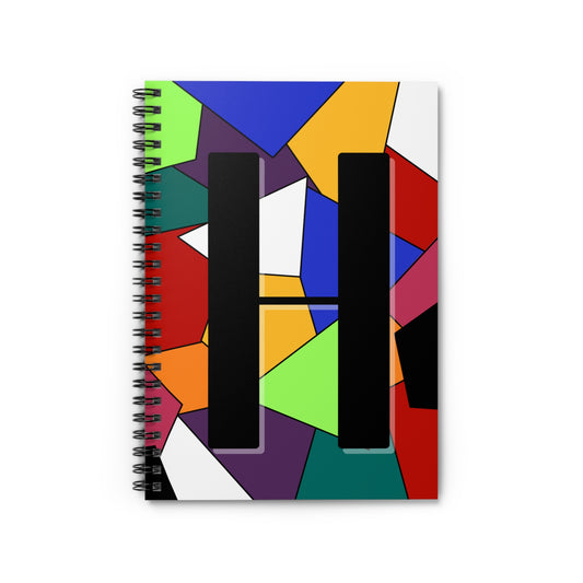 "H" Spiral Notebook - Ruled Line