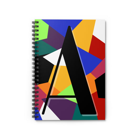 "A" Spiral Notebook - Ruled Line