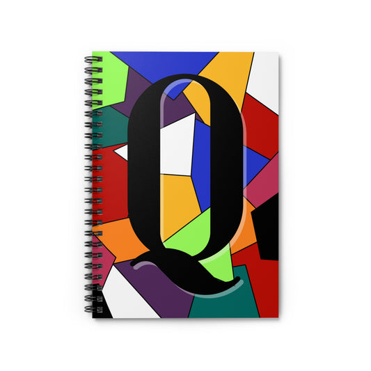 "Q" Spiral Notebook - Ruled Line