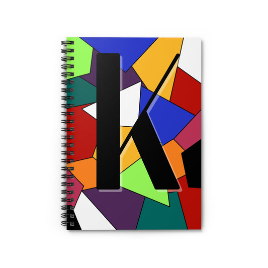 "K" Spiral Notebook - Ruled Line