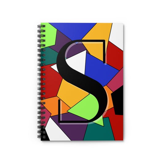 "S" Spiral Notebook - Ruled Line