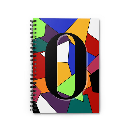 "O" Spiral Notebook - Ruled Line