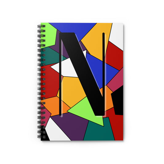"N" Spiral Notebook - Ruled Line