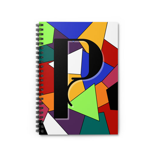"P" Spiral Notebook - Ruled Line